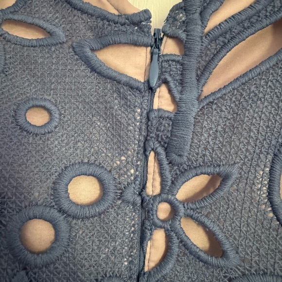 Adrianna Papell Blue fit and flare. Ptp 18” lenght 39”Fully lined - Picture 11 of 11